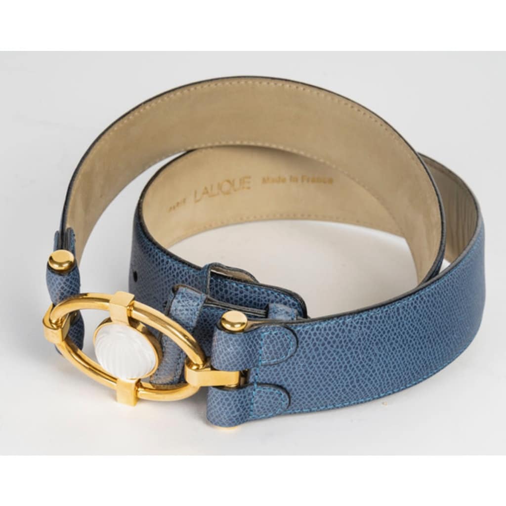 LALIQUE : Ceinture cuir et cristal | Biron 