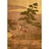 Paravent japonais à 2 panneaux époque Edo 17/18ème siècle | Biron 