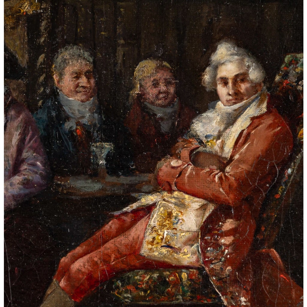 Cristobal Piza Ensenyat (1850-1936) Chez L’Antiquaire, huile sur toile | Biron 