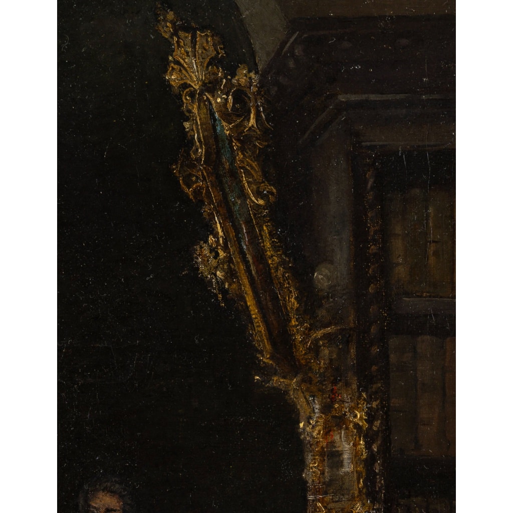 Cristobal Piza Ensenyat (1850-1936) Chez L’Antiquaire, huile sur toile | Biron 