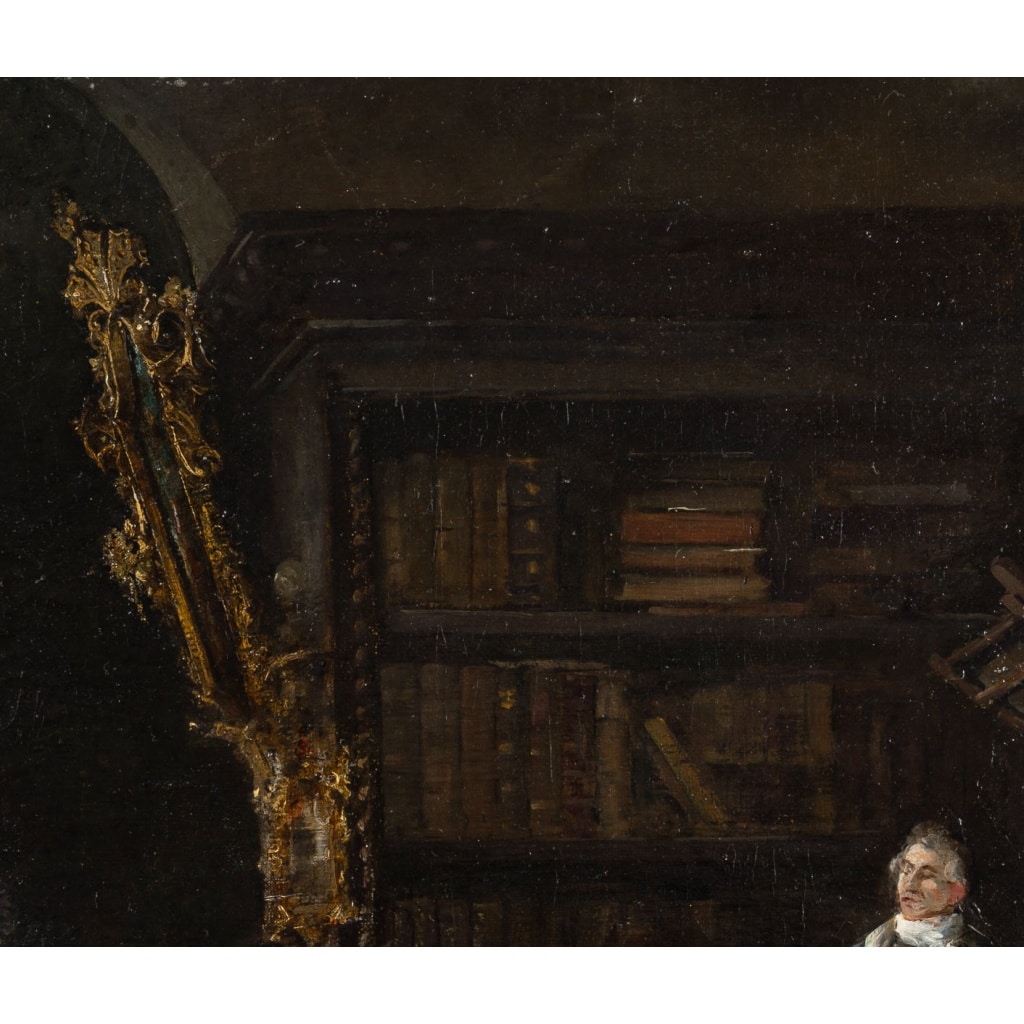 Cristobal Piza Ensenyat (1850-1936) Chez L’Antiquaire, huile sur toile | Biron 