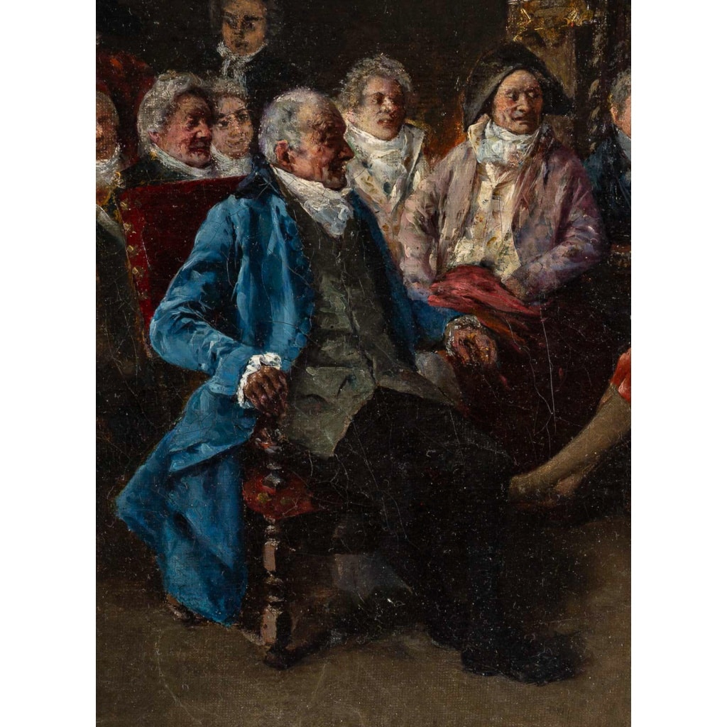 Cristobal Piza Ensenyat (1850-1936) Chez L’Antiquaire, huile sur toile | Biron 