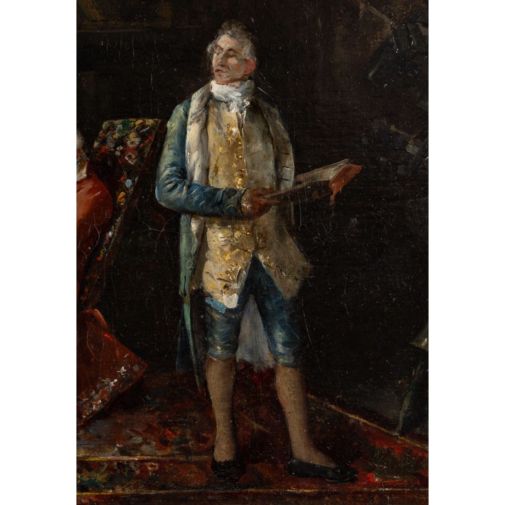 Cristobal Piza Ensenyat (1850-1936) Chez L’Antiquaire, huile sur toile | Biron 