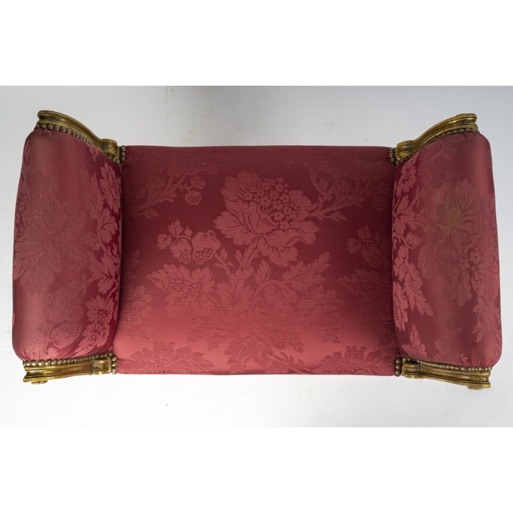 Tabouret curule avec accotoirs Napoléon III | Biron 
