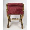 Tabouret curule avec accotoirs Napoléon III | Biron 