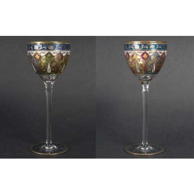 2 verres Fritz Heckert