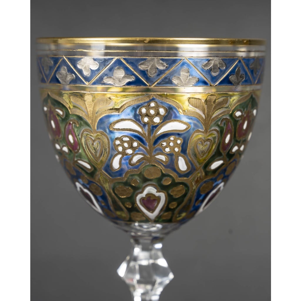 2 verres Fritz Heckert | Biron 