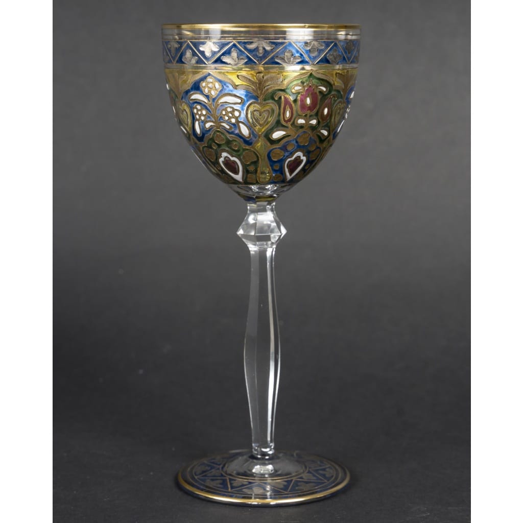 2 verres Fritz Heckert | Biron 