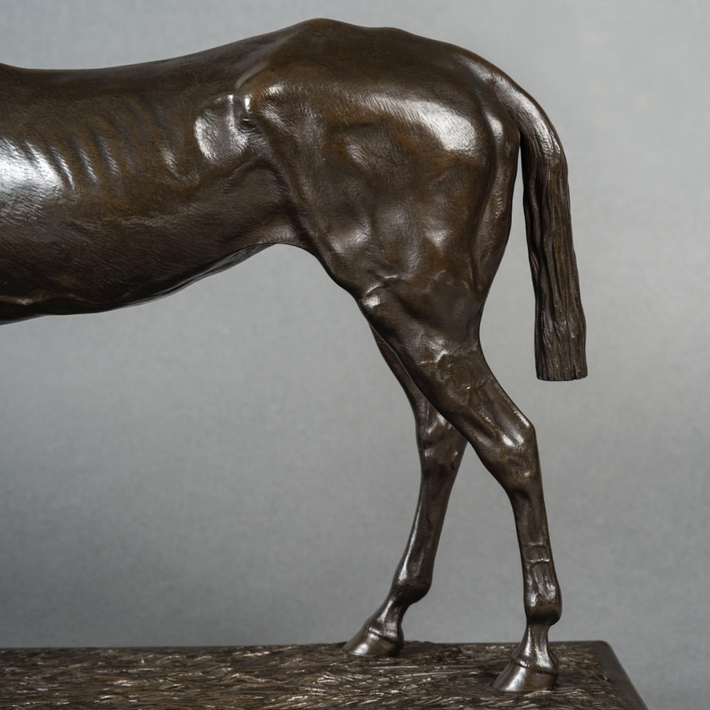 Sculpture – Cheval De Course , Henri De Vains (1851-1909) – Bronze | Biron 