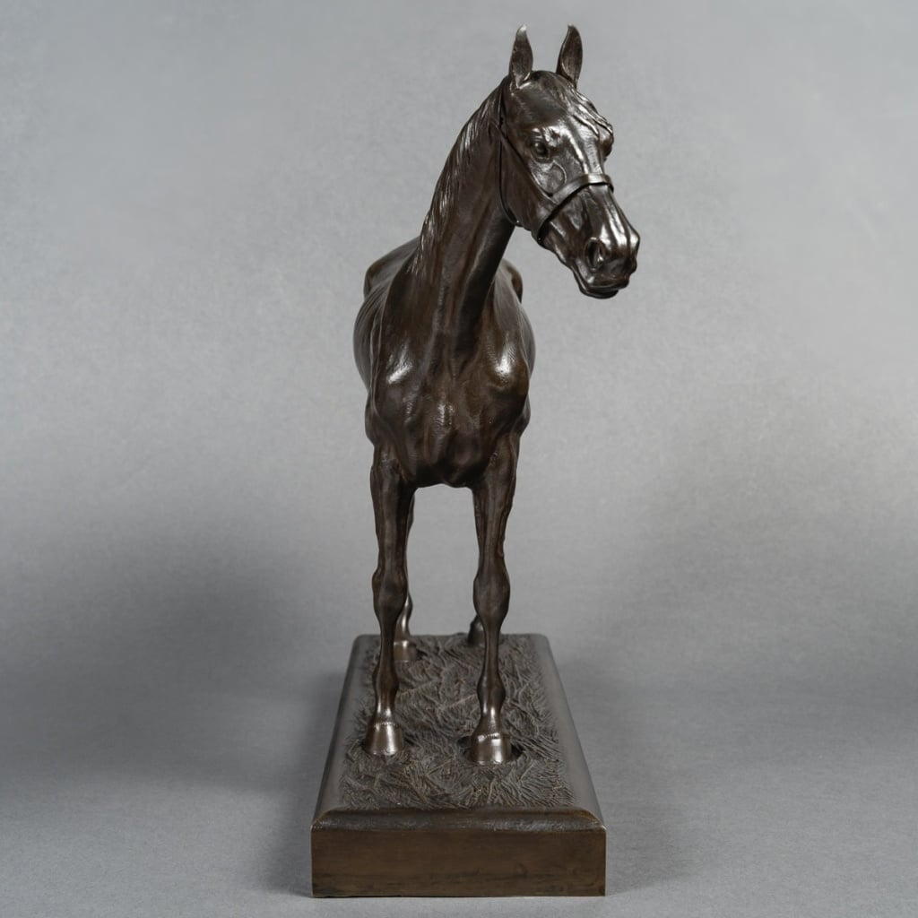 Sculpture – Cheval De Course , Henri De Vains (1851-1909) – Bronze | Biron 