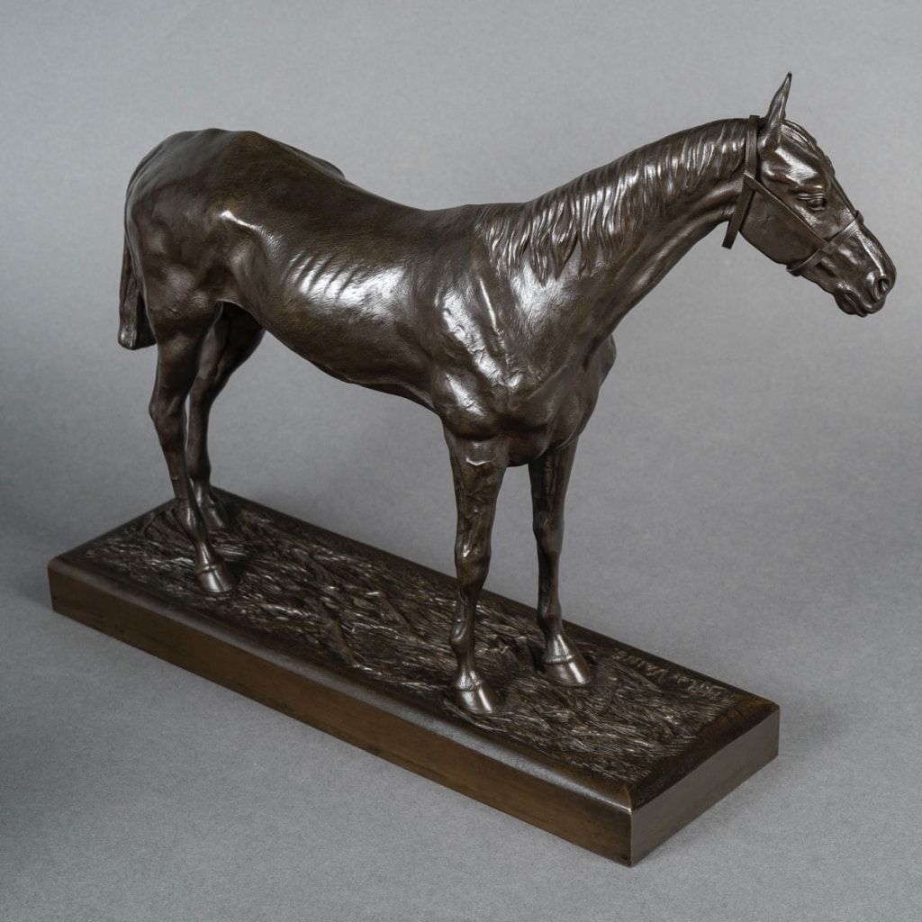 Sculpture – Cheval De Course , Henri De Vains (1851-1909) – Bronze | Biron 