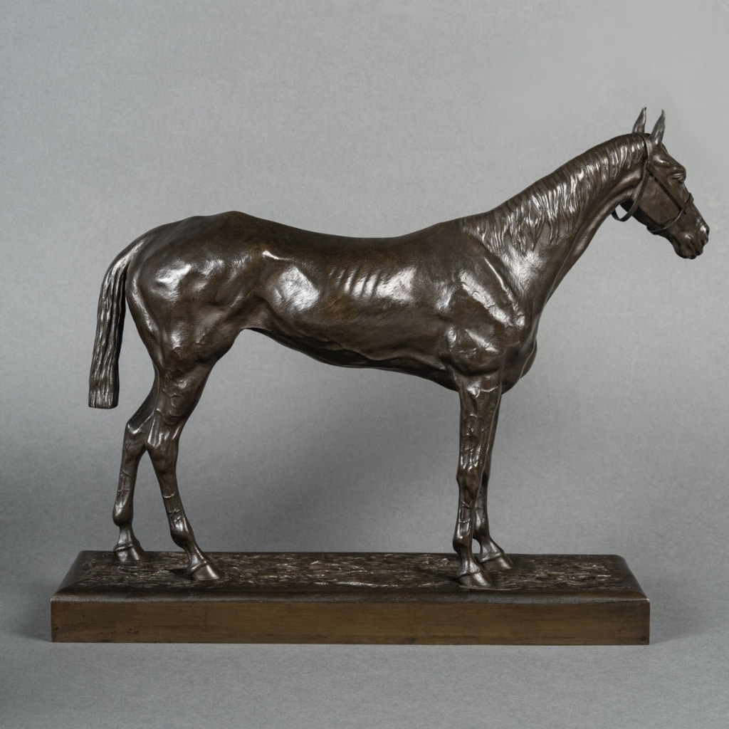 Sculpture – Cheval De Course , Henri De Vains (1851-1909) – Bronze | Biron 
