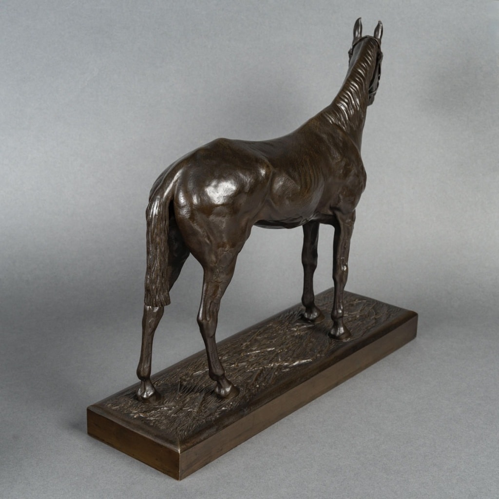 Sculpture – Cheval De Course , Henri De Vains (1851-1909) – Bronze | Biron 