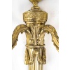 Paire d’Appliques en Bronze Ciselé à Deux Bras de Lumières de style Louis XVI | Biron 