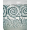 Vase « Rennes » verre blanc patiné bleu de René LALIQUE | Biron 