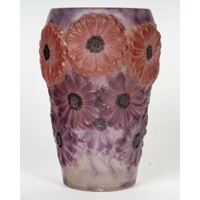 Vase "Soucis" pâte de verre de Gabriel ARGY ROUSSEAU