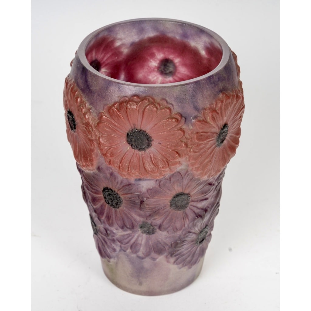 Vase « Soucis » pâte de verre de Gabriel ARGY ROUSSEAU | Biron 