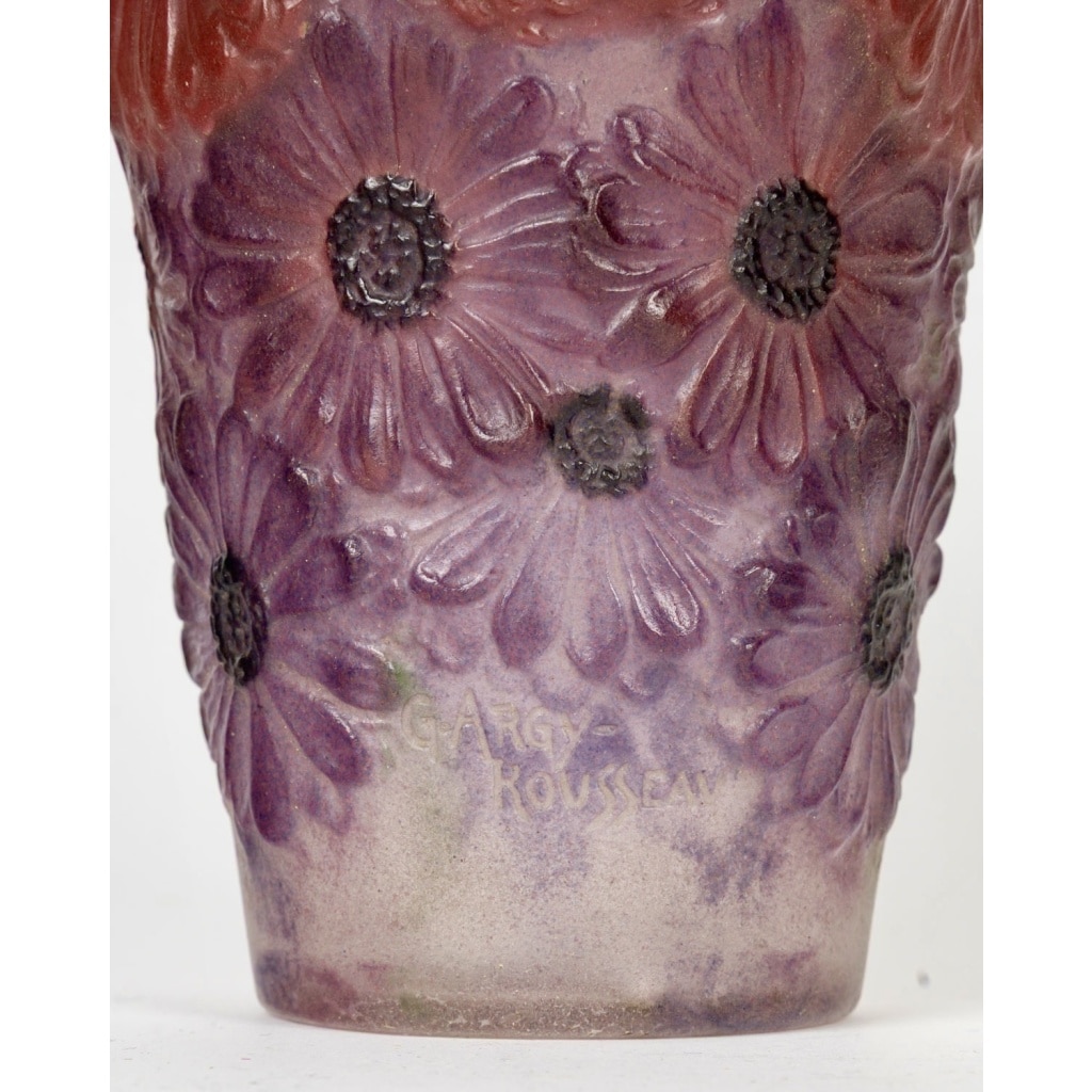 Vase « Soucis » pâte de verre de Gabriel ARGY ROUSSEAU | Biron 