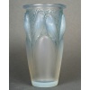 Vase « Ceylan » verre opalescent patiné bleu de René LALIQUE | Biron 