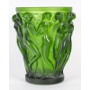 Vase « Bacchantes » cristal vert amazone de LALIQUE FRANCE – Neuf | Biron 