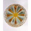 Vase « Chamois » verre jaune ambré patiné vert de René LALIQUE | Biron 