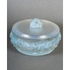 Boîte « Primevères » verre opalescent patiné bleu de René LALIQUE | Biron 