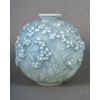 Vase « Druide » verre opalescent patiné bleu de René LALIQUE | Biron 