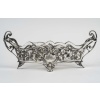 Coupe En Cristal Et Métal Argenté – Art Nouveau, Vers 1900 – Motifs Floraux Et Lianes Stylisées | Biron 