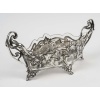 Coupe En Cristal Et Métal Argenté – Art Nouveau, Vers 1900 – Motifs Floraux Et Lianes Stylisées | Biron 