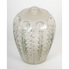 Vase « Tournai » verre blanc patiné vert de René LALIQUE | Biron 