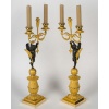 François Louis Savart – Paire de candélabres en bronze à décor d’Amours ailés, époque Empire | Biron 