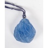 Pendentif « Poissons » verre bleu patiné blanc de René LALIQUE | Biron 