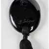Pendentif « Guêpes » verre noir patiné blanc de René LALIQUE | Biron 