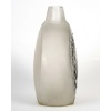 Vase « Deux Moineaux Bavardant » verre blanc patiné gris de René LALIQUE | Biron 