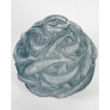 Vase « Oléron » verre blanc patiné bleu de René LALIQUE | Biron 
