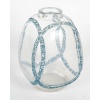 Vase « Guirlandes de Roses » verre blanc patiné bleu de René LALIQUE | Biron 