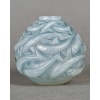 Vase « Oléron » verre opalescent patiné bleu de René LALIQUE | Biron 