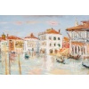 Serge Belloni (1925-2005) – La Maison Rose sur le Grand Canal huile sur panneau vers 1994 | Biron 