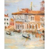 Serge Belloni (1925-2005) – La Maison Rose sur le Grand Canal huile sur panneau vers 1994 | Biron 