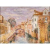 Serge Belloni (1925-2005) – Le Jardin du Poète à Venise huile sur panneau vers 1970 | Biron 