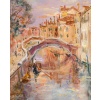 Serge Belloni (1925-2005) – Le Jardin du Poète à Venise huile sur panneau vers 1970 | Biron 