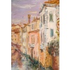 Serge Belloni (1925-2005) – Le Jardin du Poète à Venise huile sur panneau vers 1970 | Biron 