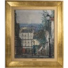 Serge Belloni (1925-2005) L’escalier de la rue du Calvaire à Montmartre huile sur toile vers 1953 | Biron 