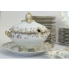 Service En Porcelaine De Limoges – Haviland & Co – 77 Pièces – Décor Floral à L’or Fin – XXe | Biron 