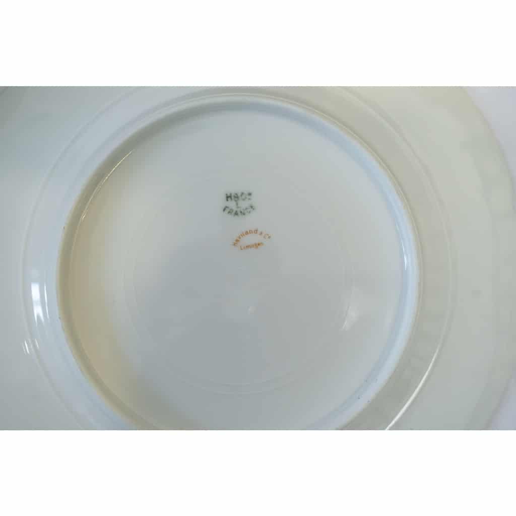 Service En Porcelaine De Limoges – Haviland & Co – 77 Pièces – Décor Floral à L’or Fin – XXe | Biron 