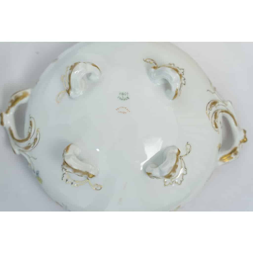 Service En Porcelaine De Limoges – Haviland & Co – 77 Pièces – Décor Floral à L’or Fin – XXe | Biron 