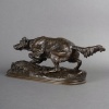Sculpture – Chien Épagneul « Sultan » , Pierre – Jules Mêne (1810-1879) – Bronze | Biron 