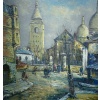 BESSE Raymond Peinture Française 20è Paris Montmartre La Place Du Tertre Huile Sur Toile Signée Certificat d’authenticité | Biron 