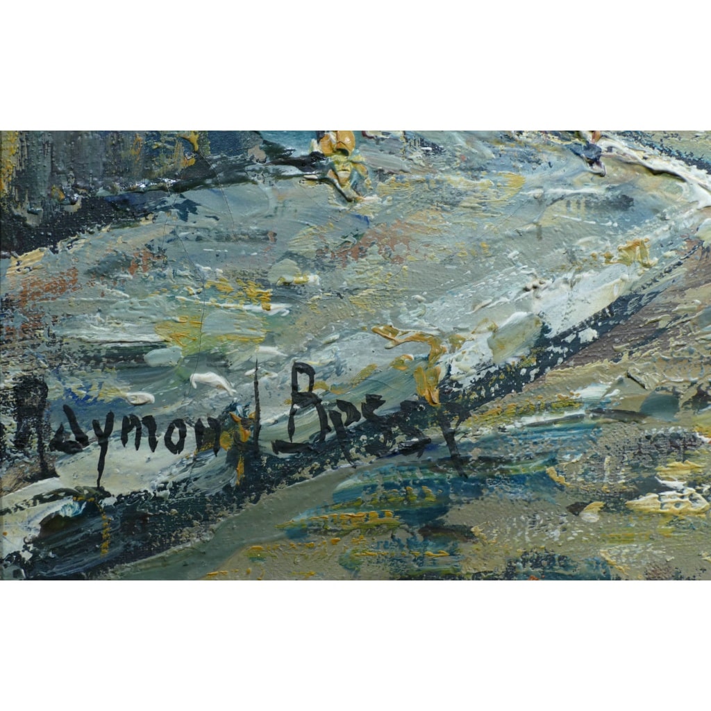 BESSE Raymond Peinture Française 20è Paris Montmartre La Place Du Tertre Huile Sur Toile Signée Certificat d’authenticité | Biron 