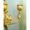 De style Empire en bronze doré, Grande paire de candélabres, circa 1890 | Biron 